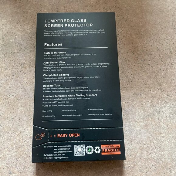 Brand New Ailun iPhone 11/XR (6.1 inch) 3-Pack of Glass Screen Protectors - Picture 2 of 2